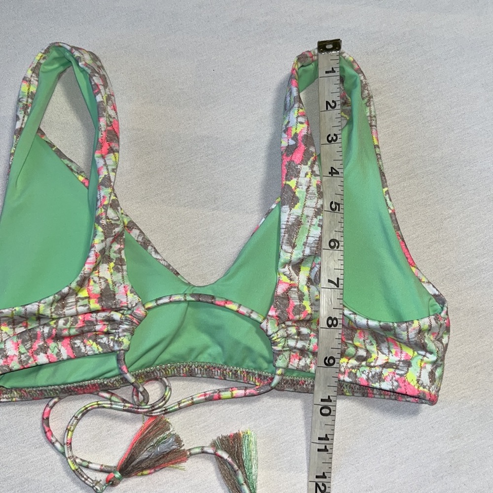 BECCA Multicolor Bikini Top Small - Picture 9 of 10